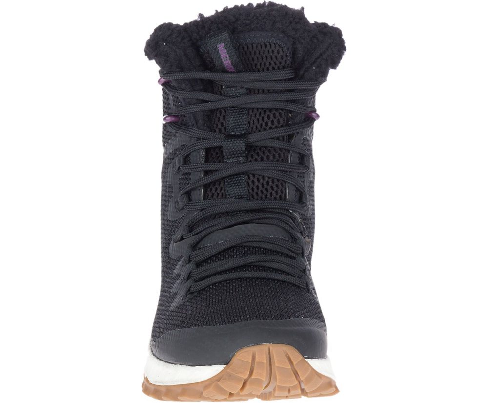 Merrell Boots Black - Bravada Knit Polar Waterproof - Womens 26OUWFRDS